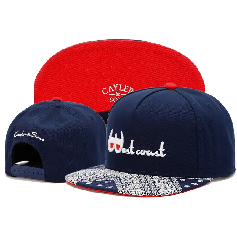 NEW Flat edge hat for men Letter Embroidery Cashew Flower Series Neutral style adjustable hip-hop hat for women Hat Cap Casual Outfits Cap