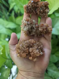 Aragonite Sputnik Star Cluster Natural Mineral Specimen Geode Healing Crystal Stone Raw Untreated Rough Sacral Chakra Piece Meditation Rock