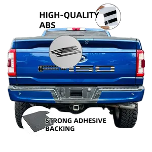 tailgate letters decal insert Compatible with 2021 2022 2023 2024 2025 F-150Tailgate strong 3m adhesive Truck Black American Flag Sticker For Cars Bumper Sticker