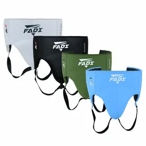 FADI SPORTS A1 Series No Foul Groin Guard Genuine Cowhide Leather Boxing & MMA Protection Adjustable