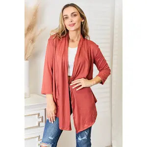 Culture Code Full Size Open Front Cardigan