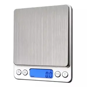 Portable High-Precision Digital Kitchen Scale with 0.01g Resolution, Grams & Ounces, Stainless Steel Body, Perfect for Baking, Cooking, Jewelry & Weight Loss - Includes 2 AAA Batteries