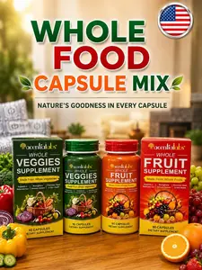 Fruits & Veggies Blend – 180 Vegetarian Capsules – 2 Bottles
