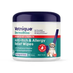 DermaBliss™ Advanced Vet Strength Anti-Itch & Allergy Relief Wipes