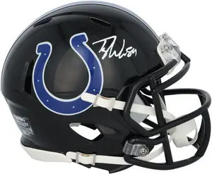 Tyler Warren Indianapolis Colts Autographed Riddell 2023 Alternate Speed Mini Helmet - Fanatics Authentic Certified