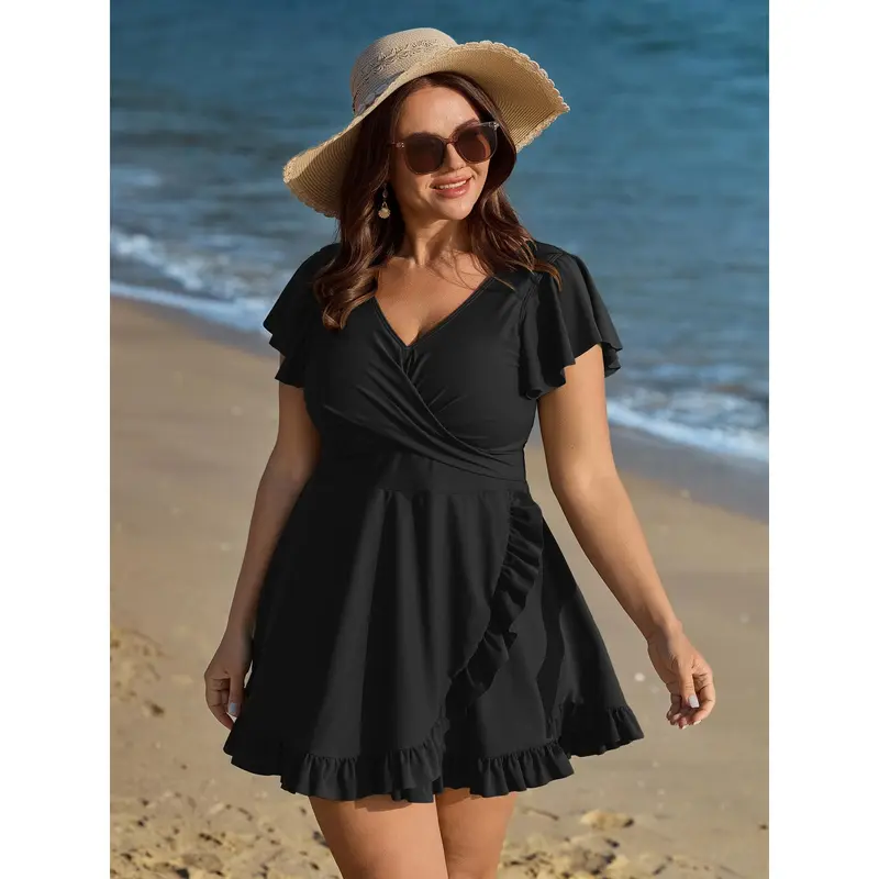 plus size swim dresses longer length - TikTok Shop plus size swim dresses longer length - TikTok Shop