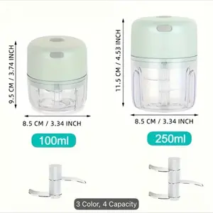 250ML with 3.38oz SET  Mini crusher meat Grinder and Masher!