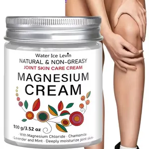 Magnesium Massage Cream, Body Care, Daily moisture, with chamomile, shea butter, lavender, moisturizes dry skin, gentle and non-irritating formula, light and non-greasy texture, easily absorbed, suitable for daily use for all skin types