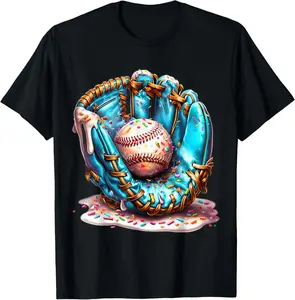 Baseball Life Style 101 Apparel Youth Drip Baseball Boys T-Shirt KIDS graphic tee