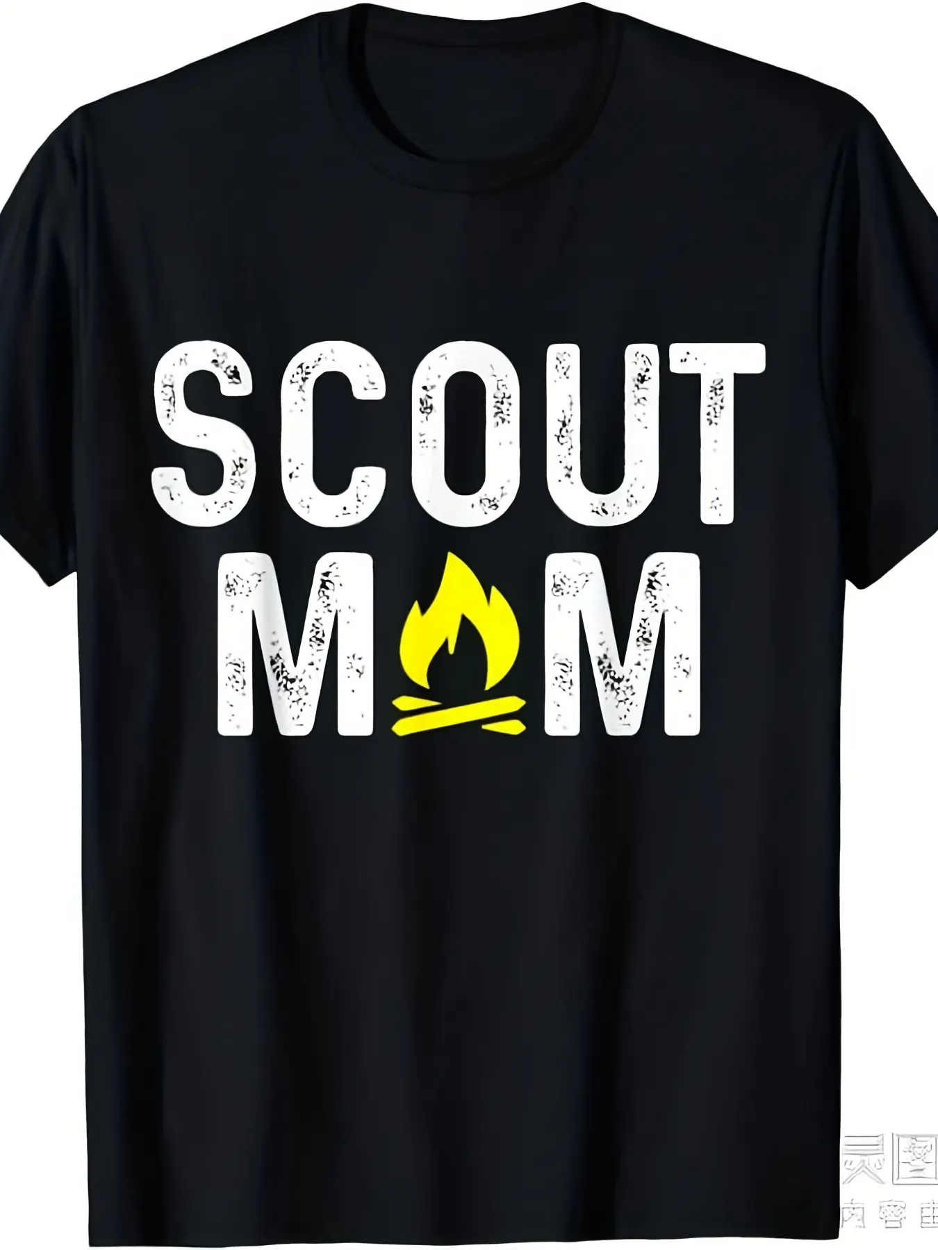 Scouting Mom Scout Mother Scouts T-Shirt, a Unisex unisex soft cotton short sleeve t shirt, vintage graphic casual tee for men women teens, perfect birthday holiday gift for camping travel gym daily street  wear