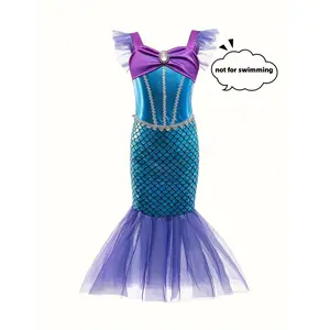 Children's Mermaid Princess Dress, a Popular Halloween and Christmas in European and American Styles