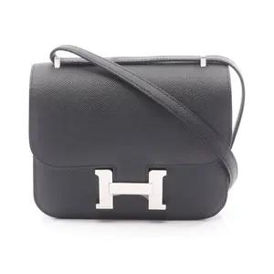 Pre-owned HERMÈS Calfskin Shoulder Bags Hermes Constance3 Mini Leather Shoulder Bag