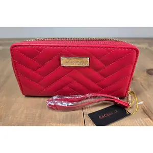 Bebe Red Quilted women's wallet