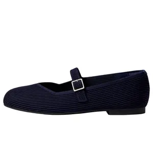 Anne Klein Amerie Ballet Flat Navy  AMERIE-NVY Women's