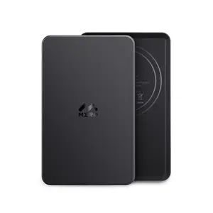 MIRO B4 Magnetic Power Bank, 5000mAh 15W Wireless Fast Charger, Ultra‑Slim Portable Card‑Size External Battery Pack with Multi‑Protection for Travel Outdoor Daily Use