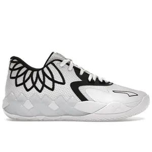 Puma Men's LaMelo Ball MB.01 Lo White Black, from StockX