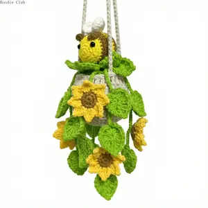Exclusively handmade, each one is unique.Handmade Crochet Sunflower Bee Car Mirror Hanging Accessory • Aesthetic Cottagecore Potted Plant Ornament • Cute Interior Decor for Women & Teens Stainless Steel Utility Sink with Faucet spirit Sword Building Set