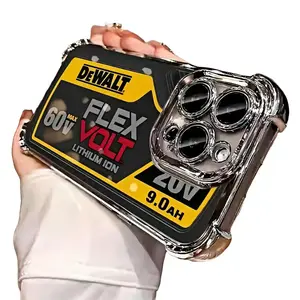 Personalized minimalist industrial style hard core mobile phone for iPhone16/15/14/13/12/11 Pro Max Plus electroplated anti-drop soft mobile phone 015 screen protector protection smartphone phone case mobile phone case shockproof protection luxurious mobi