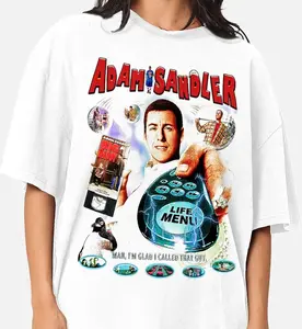 Vintage Adam Sandler 90s Graphic Tee: Unisex Movie Fan T-Shirt