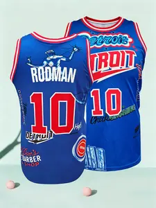 Detroit #10 Style Basketball Tank | for Game Day & Casual Wear, Basketball Lovers, Special Edition Jersey