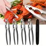 4 Pack Crab Leg Crackers and Tools Shellfish Crab Claw Cracker Seafood Lobster Crackers and Tools, Nut Crackers for Crab Legs