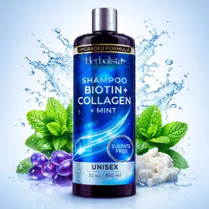 Viral MINOXIDL Biotin + Collagen Shampoo, Sulfate-Free Thickening Hair Cleanser for Fuller-Looking, Stronger Hair, Unisex Daily Scalp Care, 32 oz (950 ml)