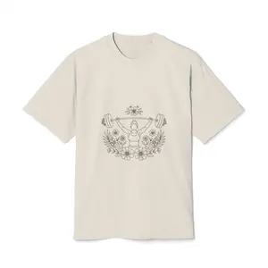 Lift With Intention Tee — Floral Weightlifting Shirt for Women & Men