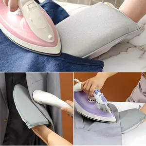 Mini Ironing Board and Heat Resistant Ironing Mat, Garment Steamer Ironing Gloves, Waterproof Steam Resistant Gloves Heat Resistant Garment Steam Gloves with Rings, Mini Ironing Board Gloves Garment Steamer Accessories,, Garment Steamer Accessories, Heat