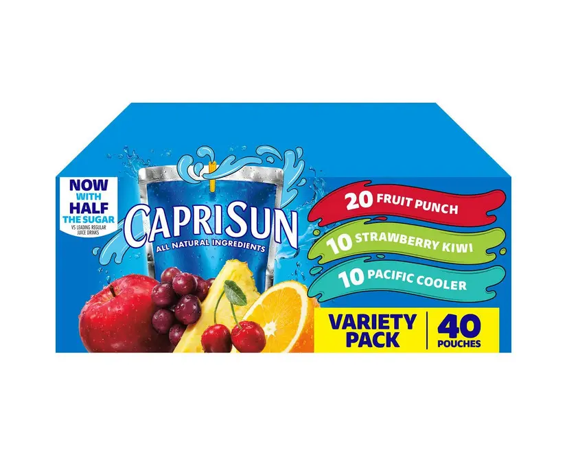 Capri Sun Variety Pack 6 fl oz Pouches (40 Pack) – Juice Drink Mix