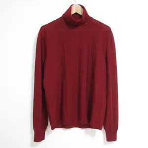 Pre-owned HERMÈS Wool Small Leather Goods Hermes High Gauge Sweater