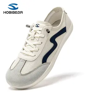 HOBIBEAR Barefoot Minimalist Shoes Mesh Lightweight Wide Toe Box Slip-on Fashion Sneakers for Womens Mens