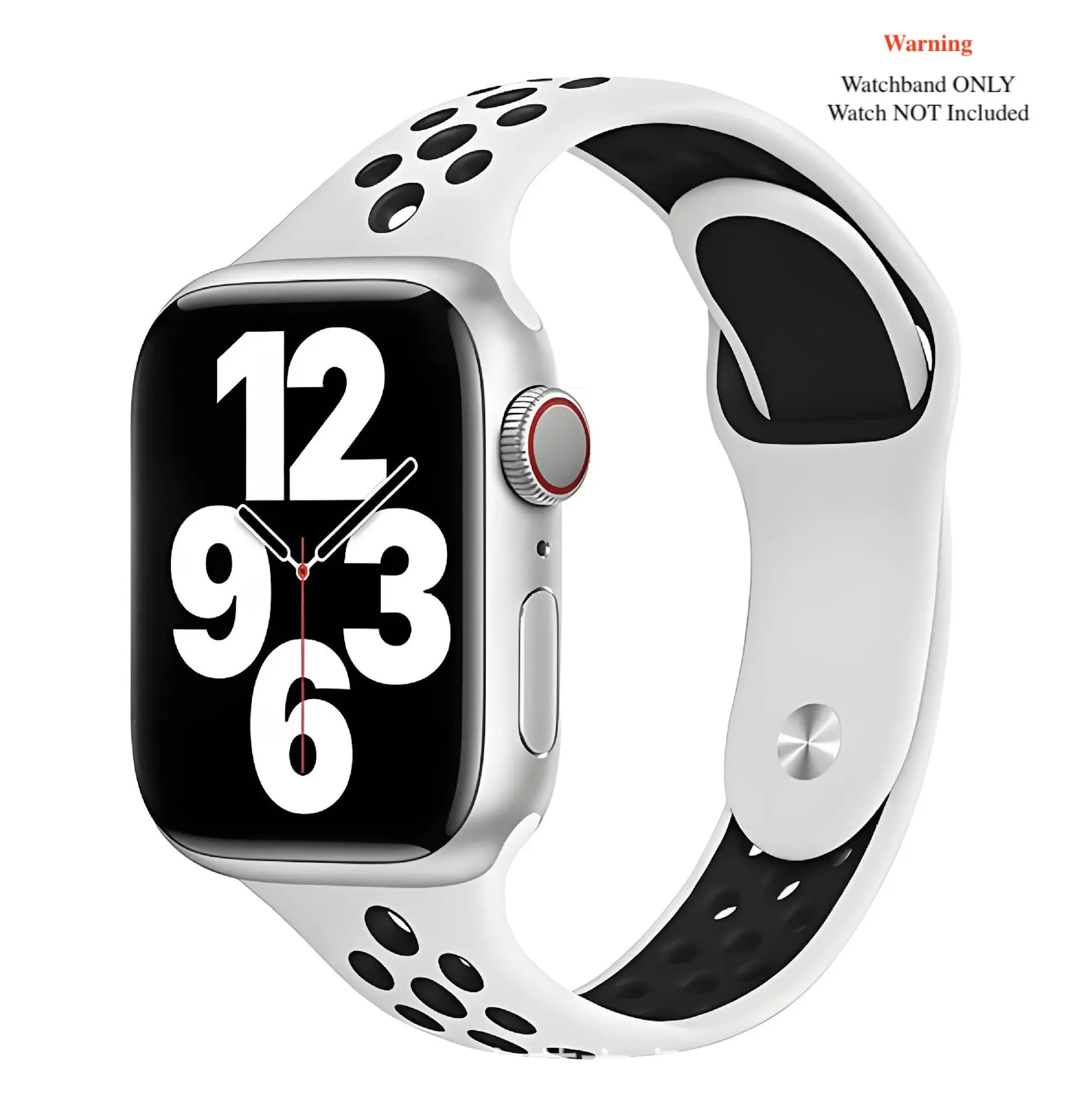 Unisex Soft Ventilated Silicone Smartwatch Replacement Strap - Mixed Colors, Multi-Sizes, Breathable - Compatible with 44mm/45mm/46mm/49mm iWatch Ultra 1-3, SE, Series 11-4 Wearable Accessories, Tech Accessories