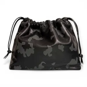 Cocteau Drawstring Bag - Black Camo