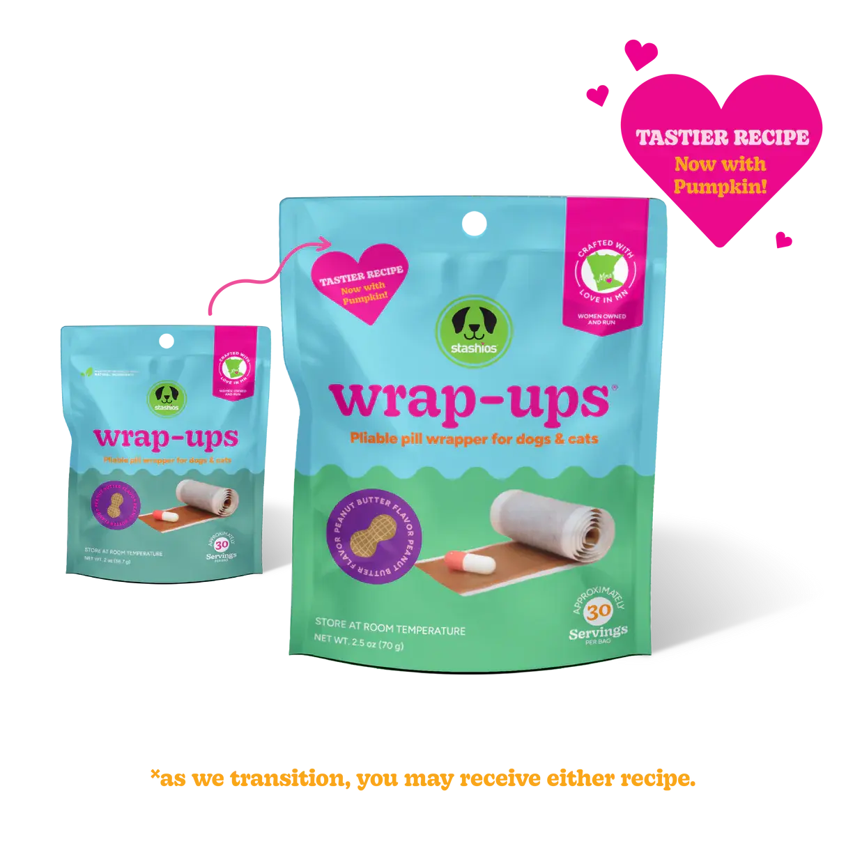 Stashios - Pill Wrap-Ups® Peanut Butter