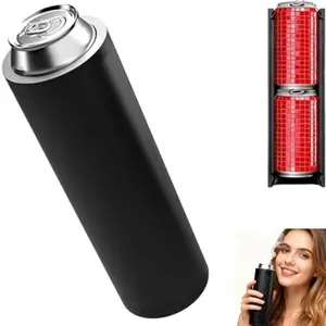 Double Tactical Reload Can Holder, Ultra Chill Insulated Dual Beer Cooler, Portable, Rapid Reload for Beer & Soda, Ergonomic Grip, Funny Gift for Men (2pcs)