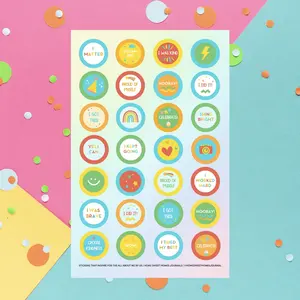 Motivational Journal Sticker Sheet