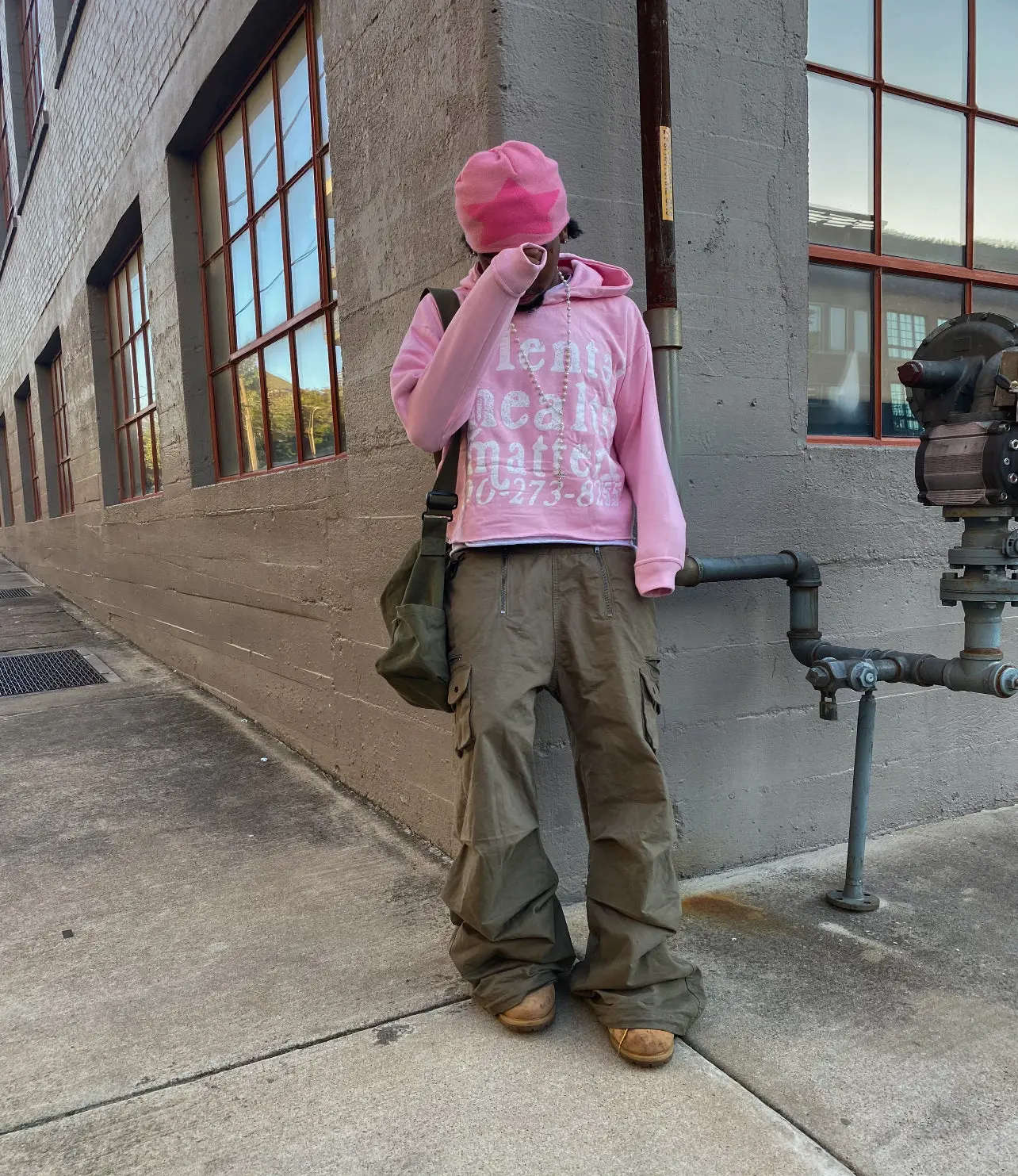 Mental Health Matters: The Reach Hoodie - Pink