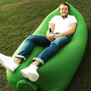 Lazy inflatable sofa, camping inflatable bed, portable air sofa bed for the beach, outdoor inflatable sofa mattress