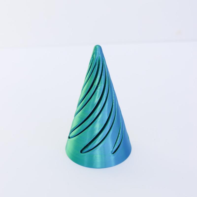 3D Printed - Spiral Cone Gear Figurine
