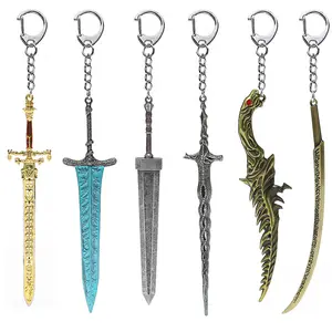 Elden Ring Dark Moon Greatsword Keychain Ranni Sword Metal Collectible Gift