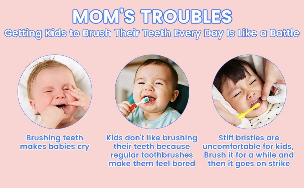 Kids U Shaped Electric Toothbrush with 4 Brush Heads, 360 ° Sonic Automatic Toothbrush with 3 Cleaning Modes, IPX7 Waterproof Cartoon Dinosaur Design (Ages 2-12) Kids U Shaped Electric Toothbrush with 4 Brush Heads, 360 ° Sonic Automatic Toothbrush with 3 Cleaning Modes, IPX7 Waterproof Cartoon Dinosaur Design (Ages 2-12)