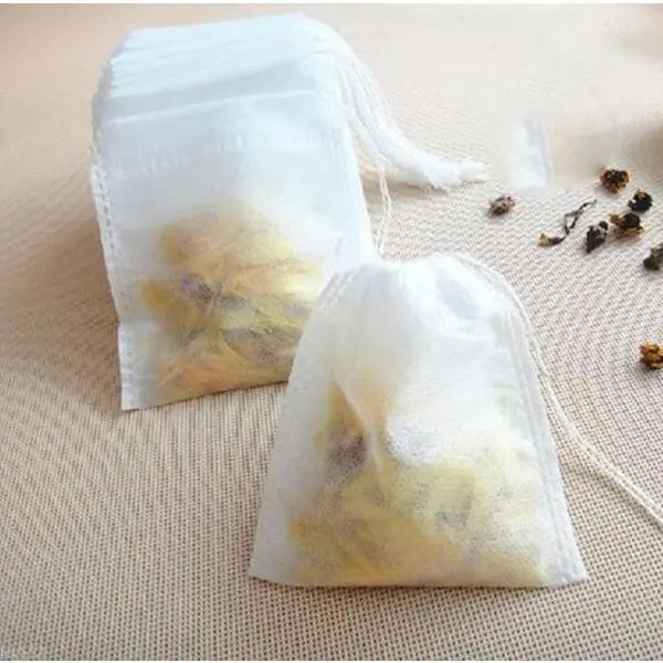 Drawstring Non-woven Fabric Tea Bags, Tea Infusion Bags, Herbal Medicine Bags, Decoction Bags Filter