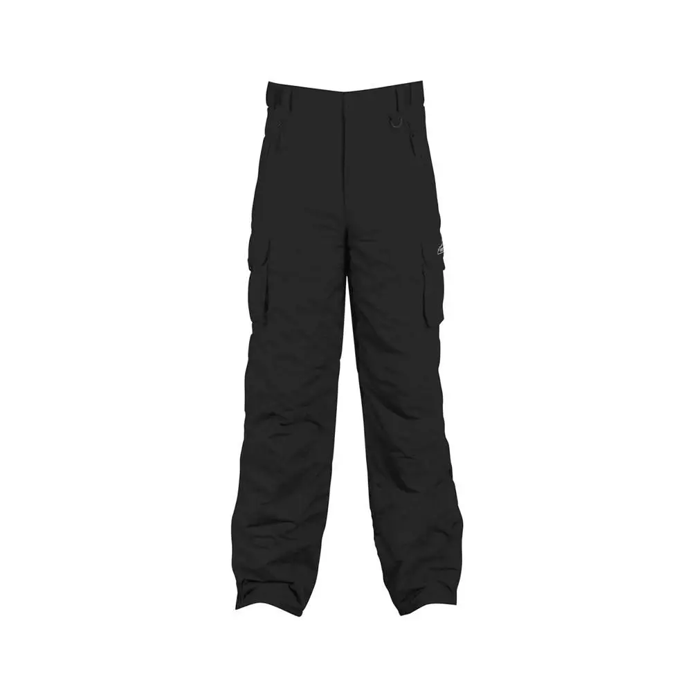 WhiteStorm Women's Insulated Waterproof Cargo Ski Pants - Nylon Fabric, Elastic & Adjustable Waist, Classic Fit, for Youth Kids Skiing Snowboarding