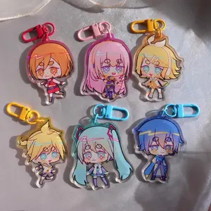 Vocaloid Keychain - Hatsune Miku Kaito Kagamine Rin Kagamine Len Meiko Luka, Cute, Durable, And Perfect For Bags, Keys, Or Gifts. Great For Daily Use Or As Thoughtful Little Gifts For Your Friends And Yourself.