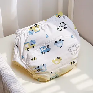 High Elastic Training Diapers, Comfortable Fit, Washable Durable, Easy On/off, Cute Design Baby Love, New Moms Friendly