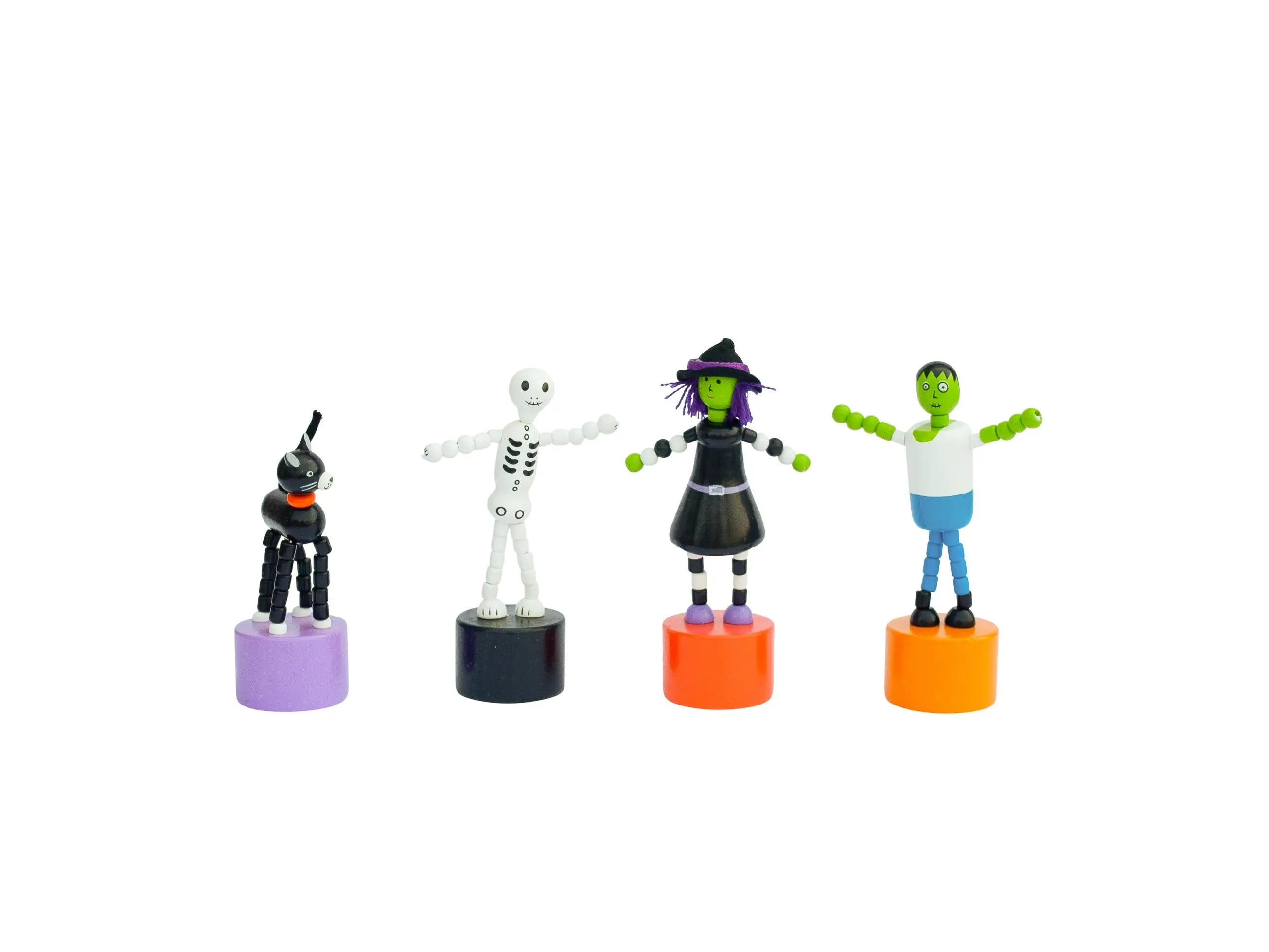 Spooky Friends Push Puppets (Multiple Characters)