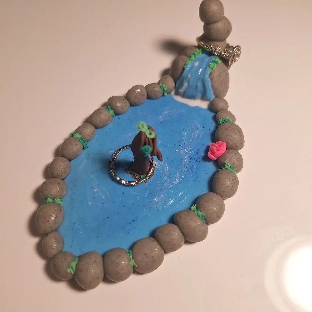 Handcrafted Polymer Clay Jewelry Dish
