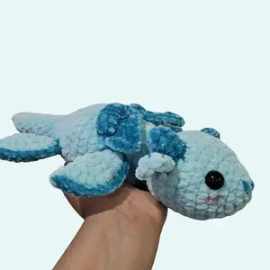 Crochet baby dragon handmade plushie perfect gift