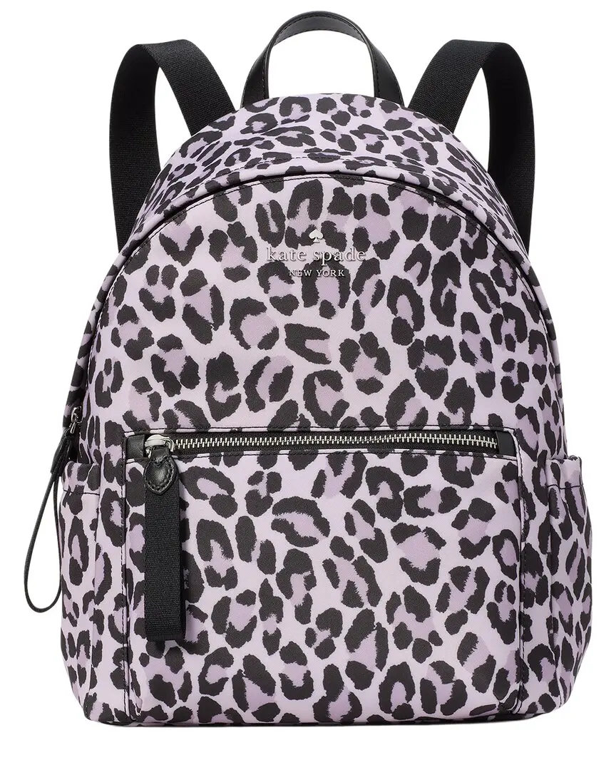 kate spade new york Chelsea Spotted Leopard Medium Nylon Backpack