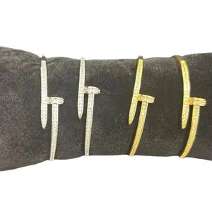 Hand bracelet stainless steel luxury waterproof nail bracelet